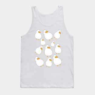 Chubby Duck Pattern Tank Top